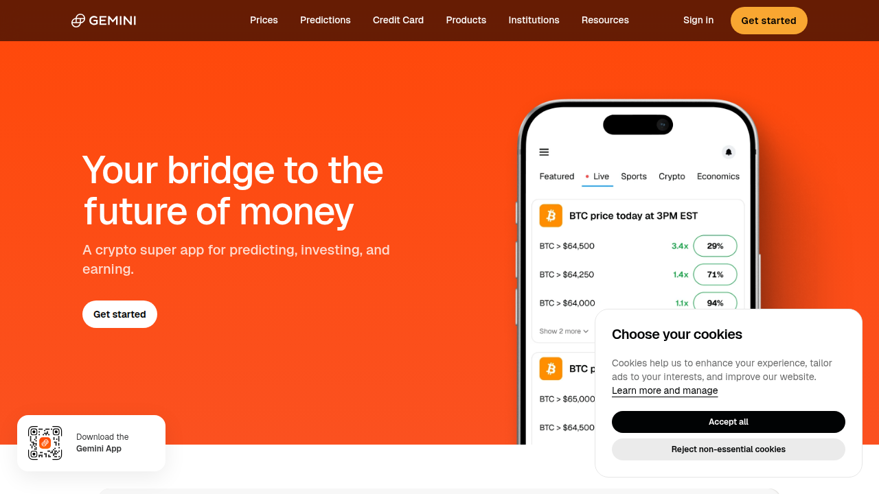 Regulated exchanges like Gemini often highlight their compliance and licensing, a key first step in a beginner's safety checklist.