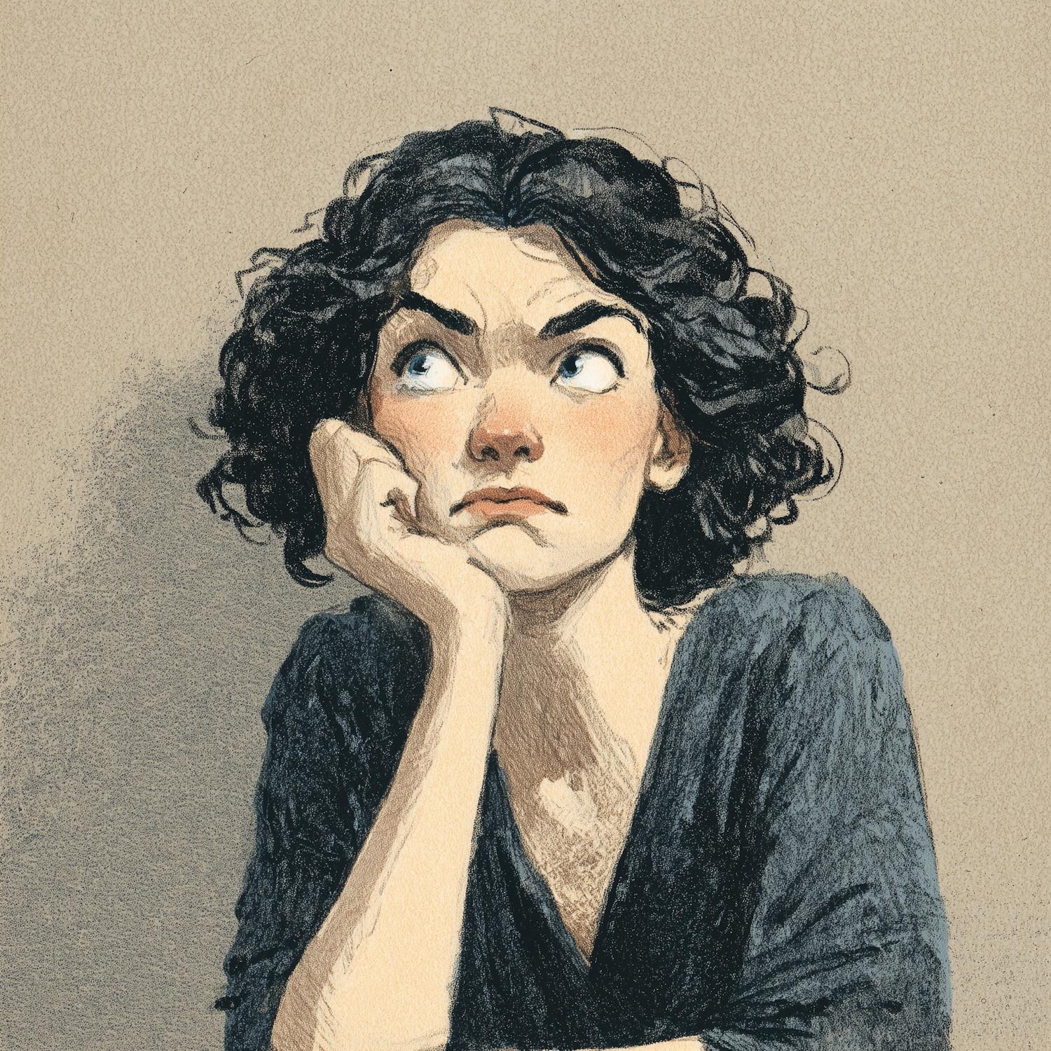 A person looking thoughtfully into the distance, representing a realistic and long-term perspective on crypto's potential and risks.