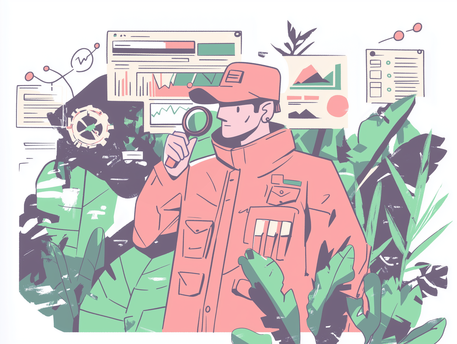 A person focused on a screen, symbolizing the analytical process of researching and verifying information to build trustworthy crypto knowledge.