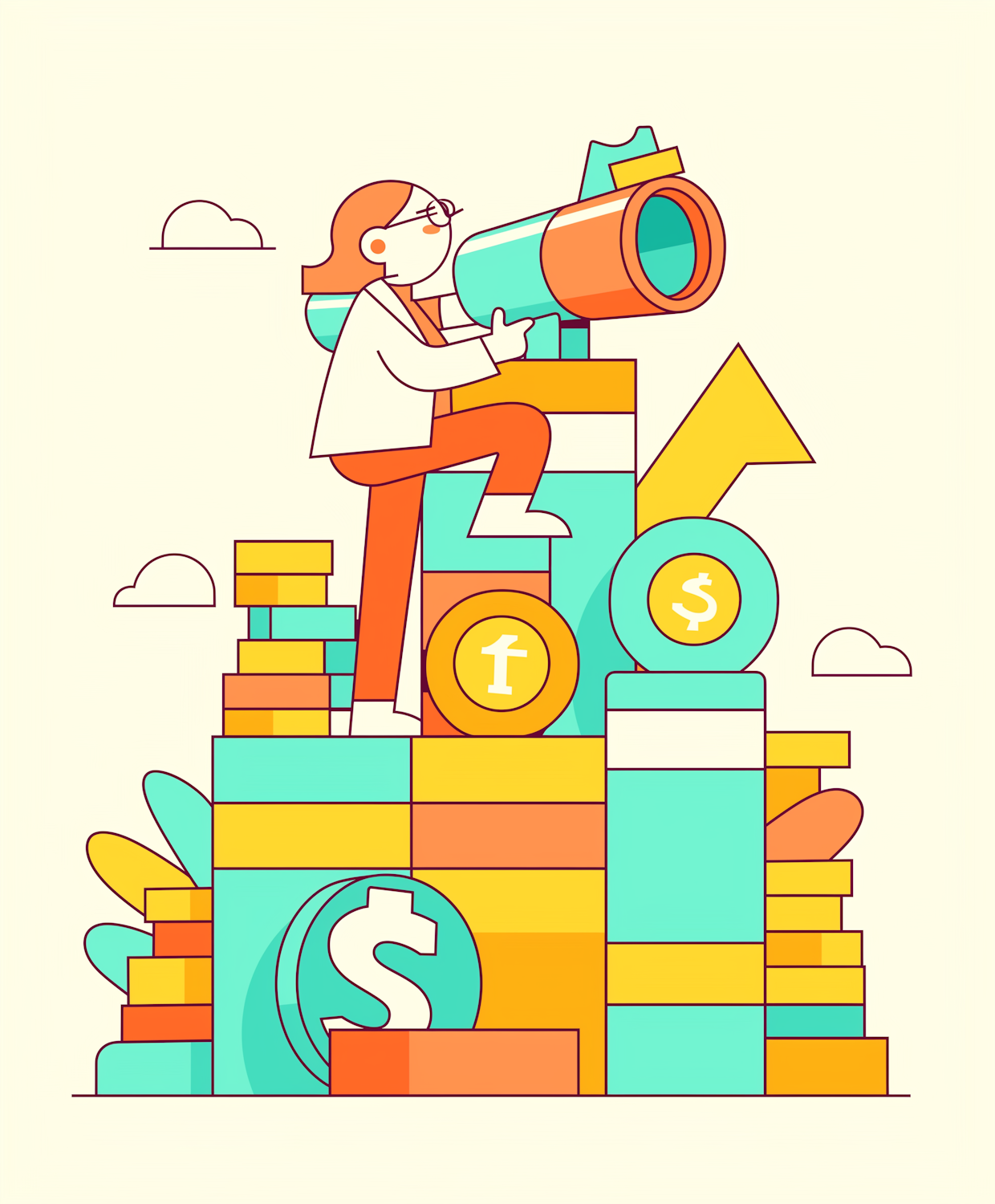 An image symbolizing the critical balance between the potential benefits and significant risks associated with cryptocurrency investments.