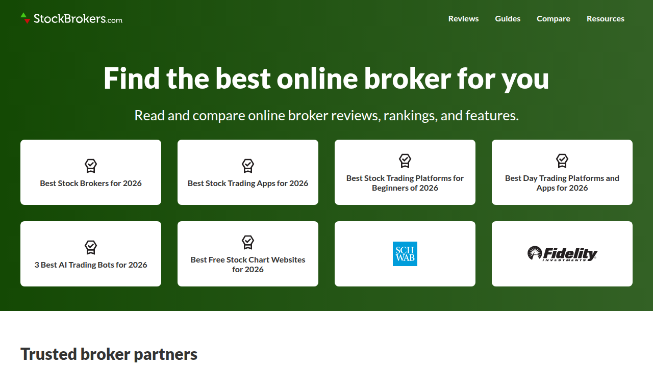 A screenshot from StockBrokers.com's guide on options trading, detailing fees and other important considerations.