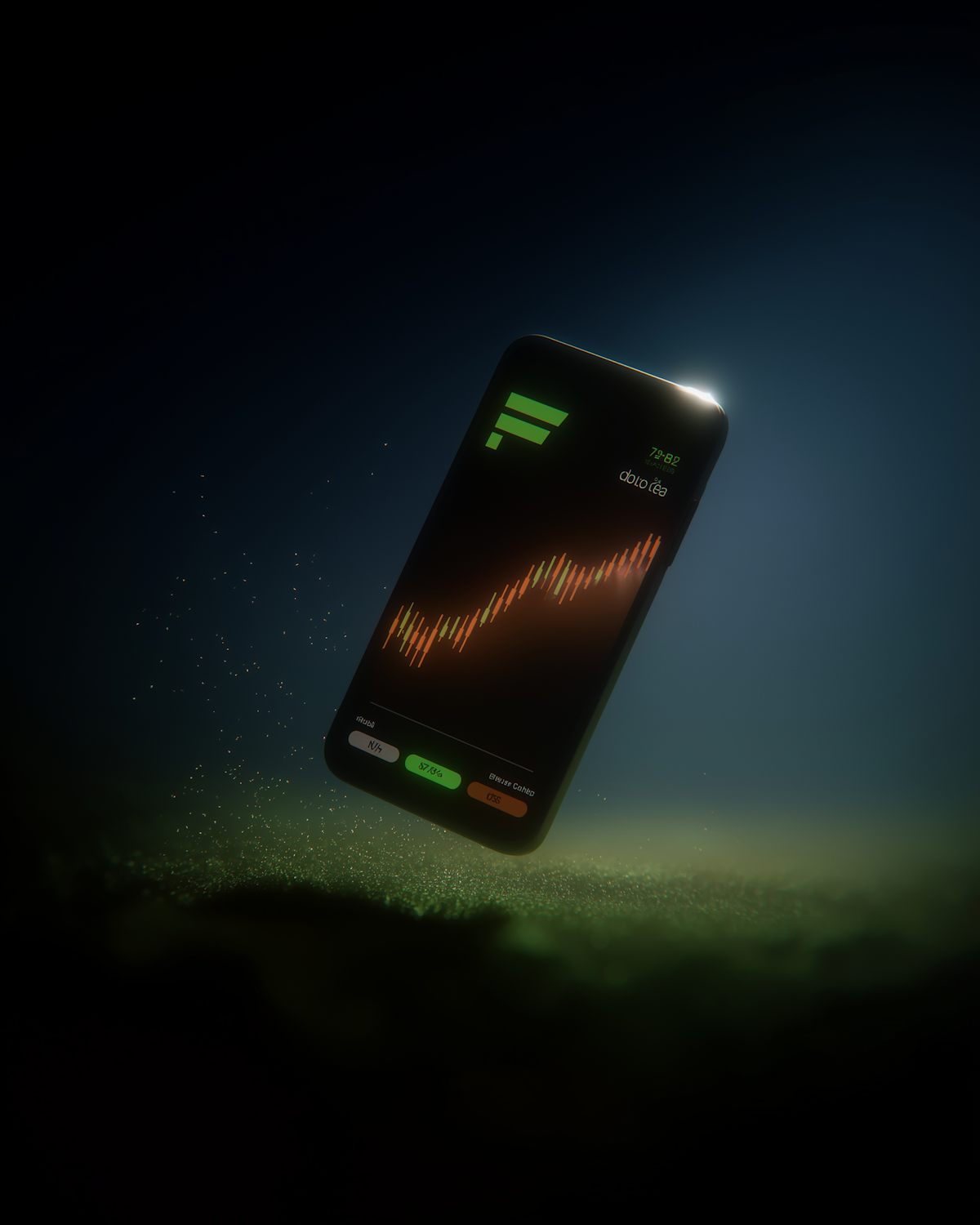 A person confidently navigating a user-friendly digital finance interface on their smartphone, symbolizing the ease and clarity offered by the guide.