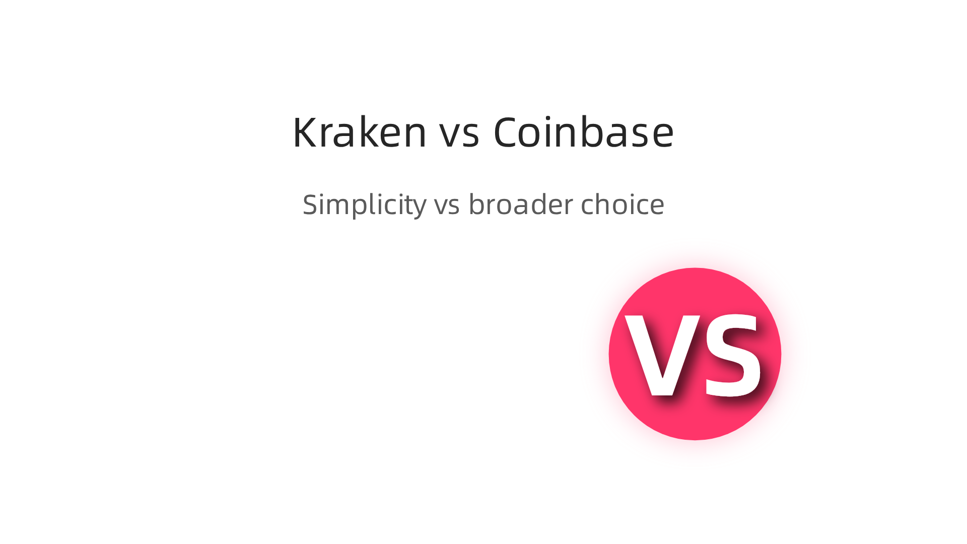 A quick comparison highlights Coinbase's focus on simplicity for beginners (240+ cryptos) and Kraken's broader offerings for growing users (450+ cryptos, competitive fees).