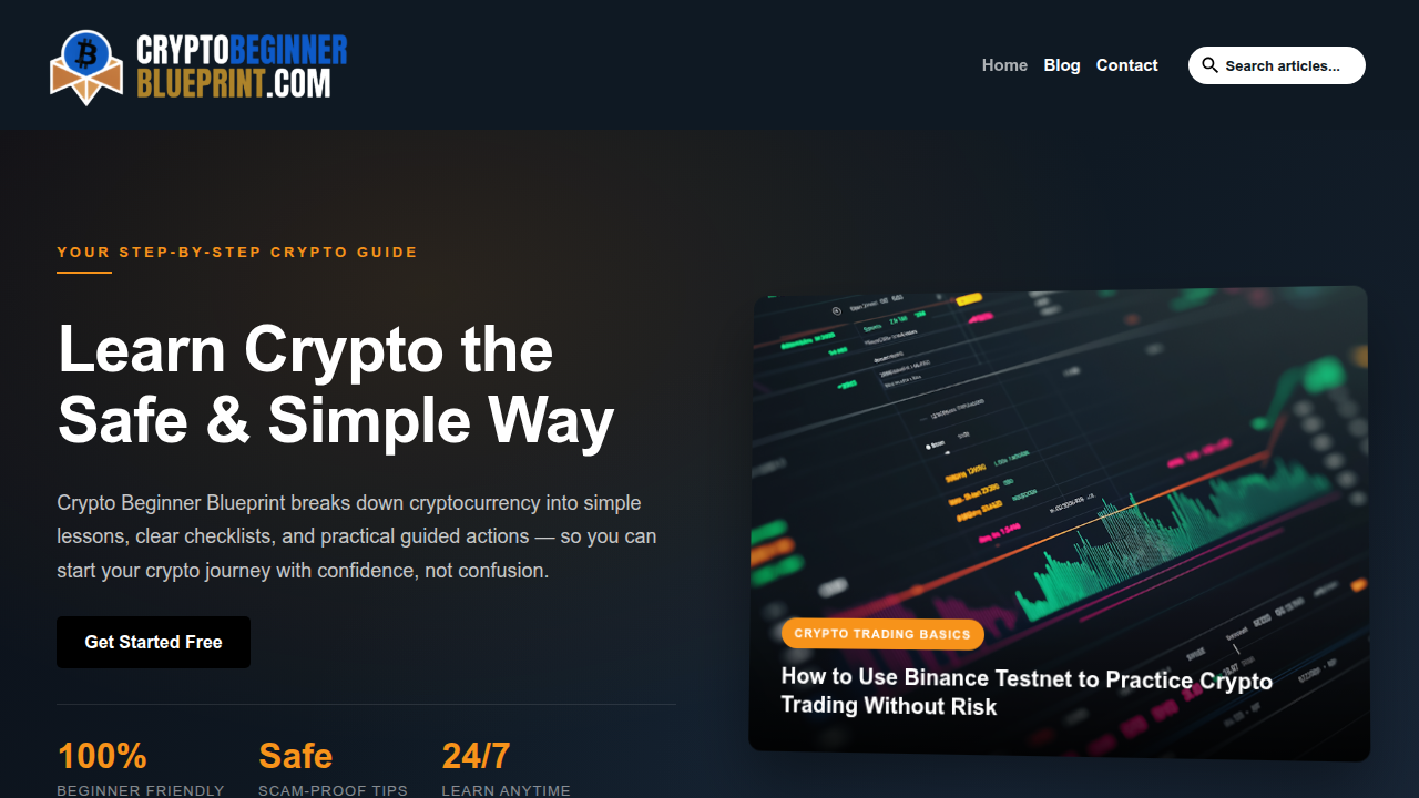 Crypto Beginner Blueprint provides foundational guides for those new to cryptocurrency, helping build a strong understanding of the market.